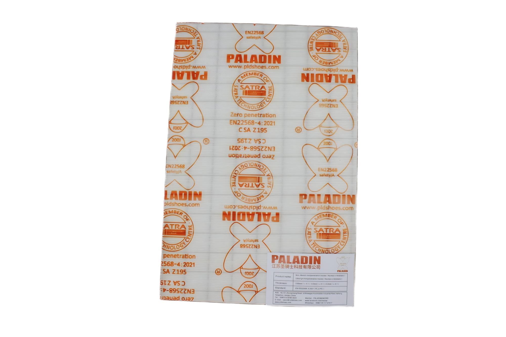 Tessuto a soletta morbido flessibile anti -puntura per calzature di sicurezza