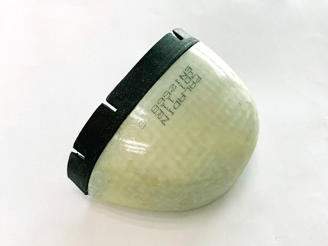 Materiale riciclabile in fibra di vetro Nuovo Cappellino della punta Resistenza all'impatto elevata EN ISO22568-2