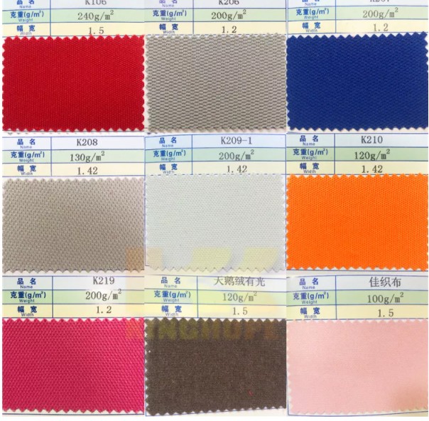 Tessuto laminato con spone